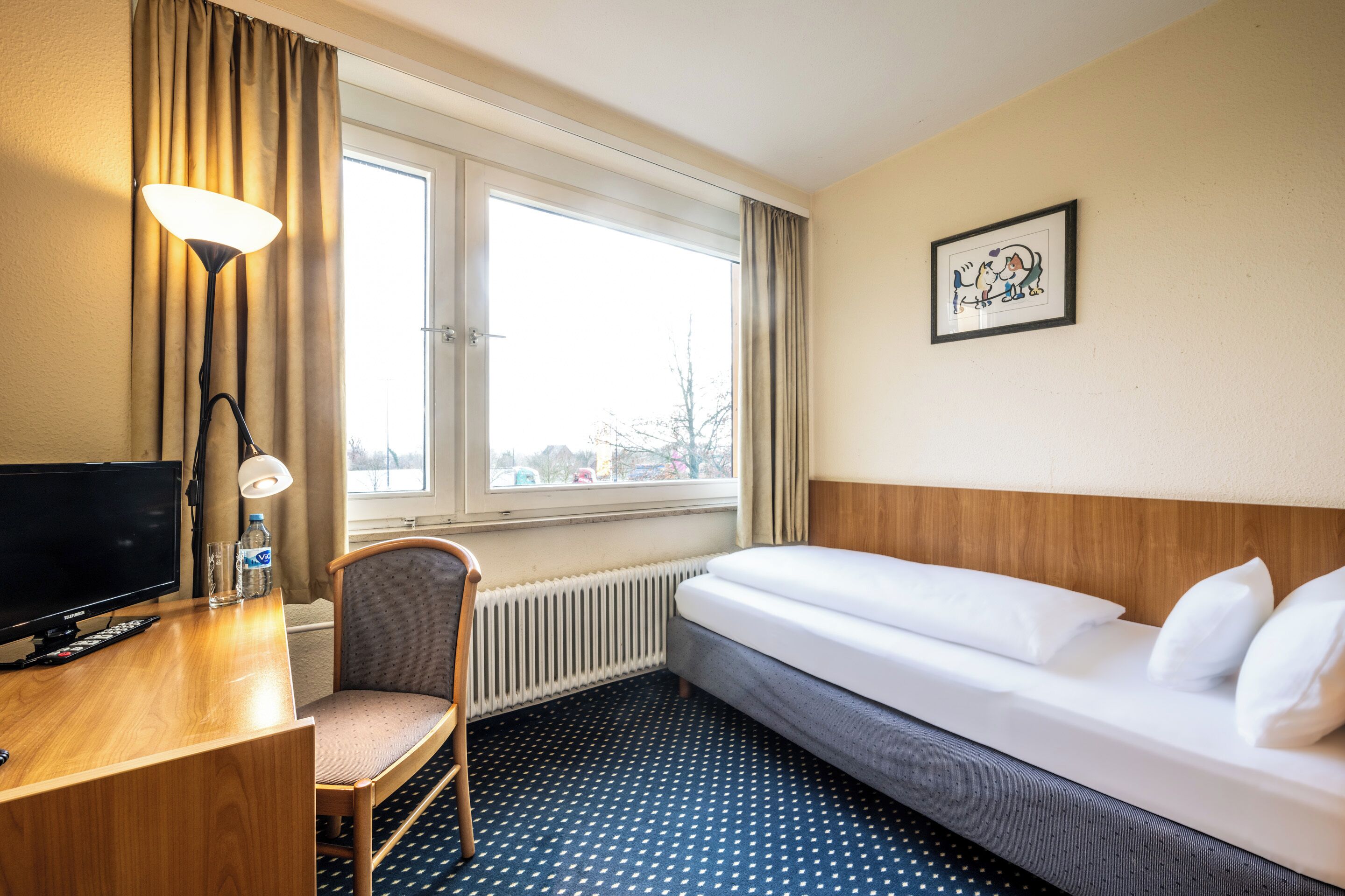 Eenvoudige eenpersoonskamer