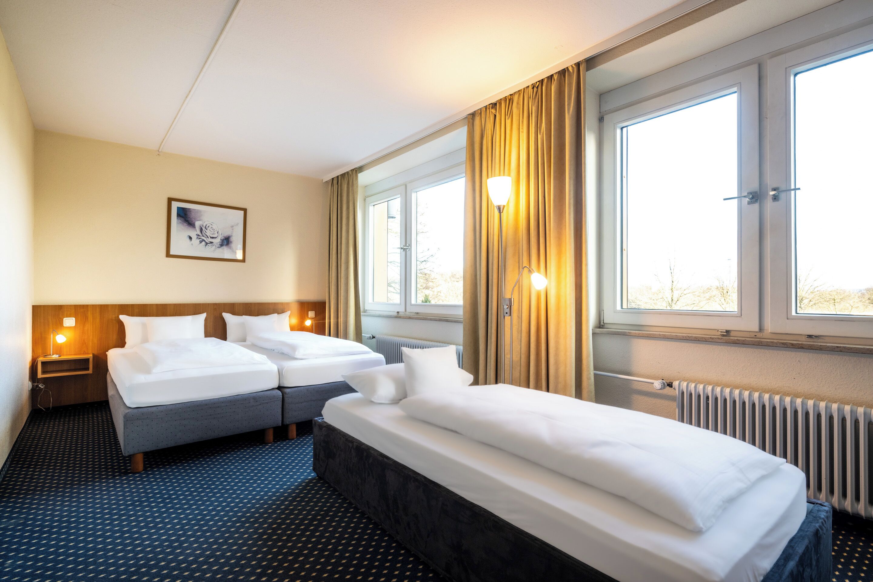 Eenvoudige driepersoonskamer