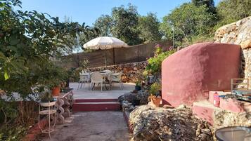 House, 2 Bedrooms, Private Pool, Garden View | Terrace/patio