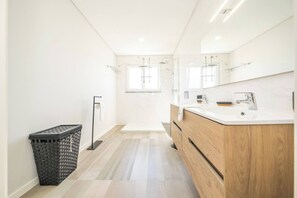 Shower, hair dryer