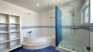 Shower, hair dryer