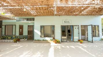 Overnatningsstedets facade