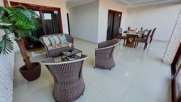 Habitación estándar doble | Terraza o patio