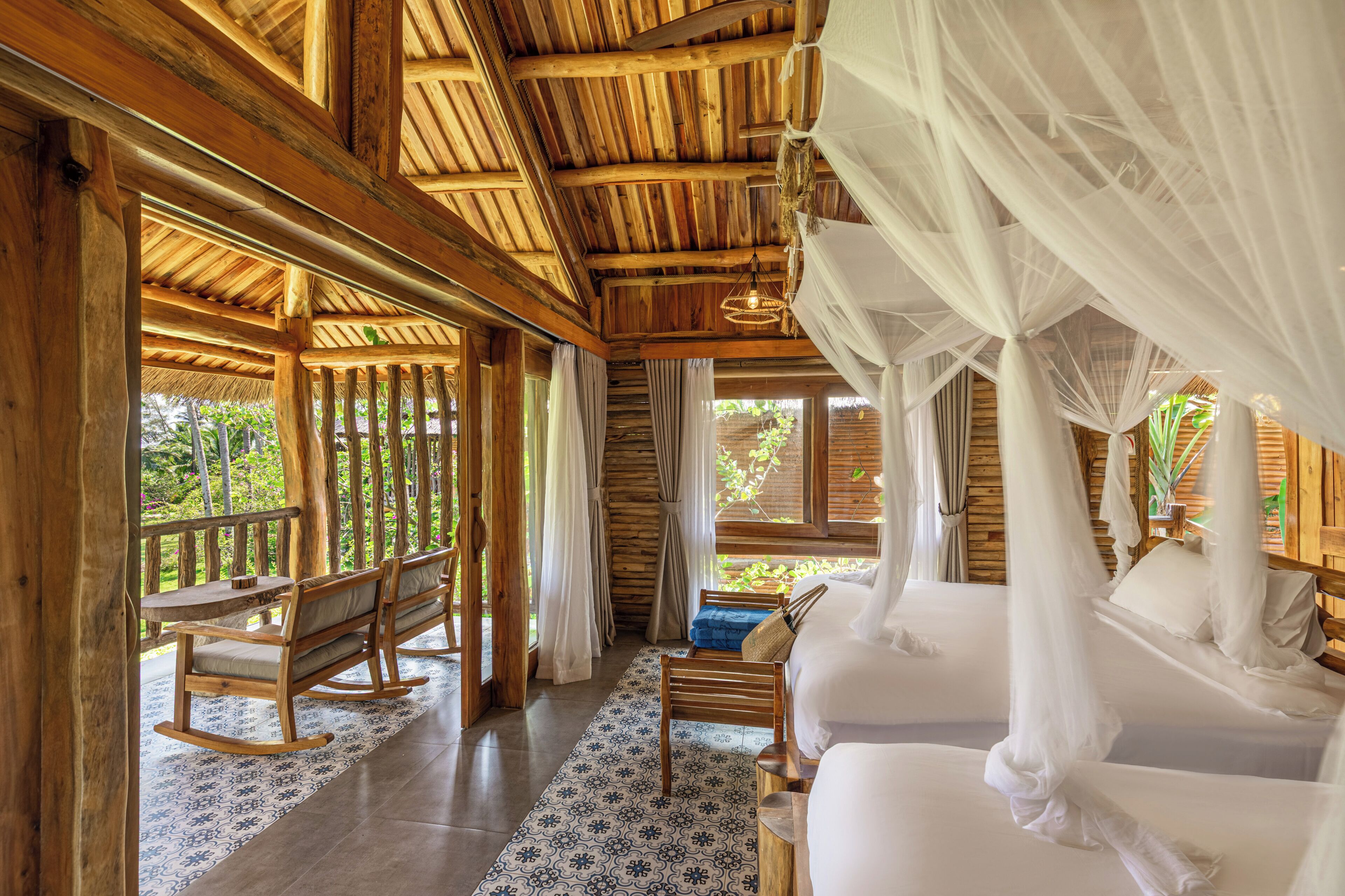 Bungalow familial (Premium) | 1 chambre, literie de qualité, minibar