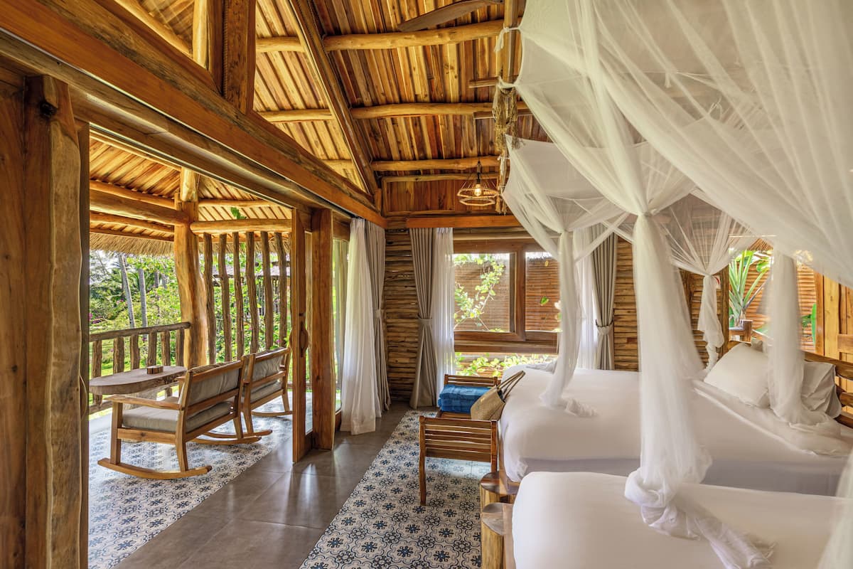 Bungalow familial (Premium) | 1 chambre, literie de qualité, minibar