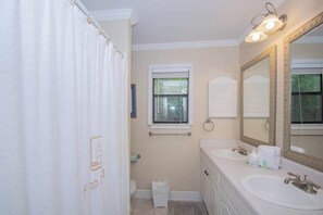 Shower, hair dryer