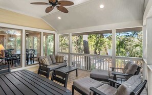 Outdoor dining - 514 Remora Dr (Fripp Island)