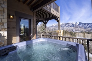 Outdoor spa tub - 23 Powder Ridge - Managed by Purgatory Resort (Durango)