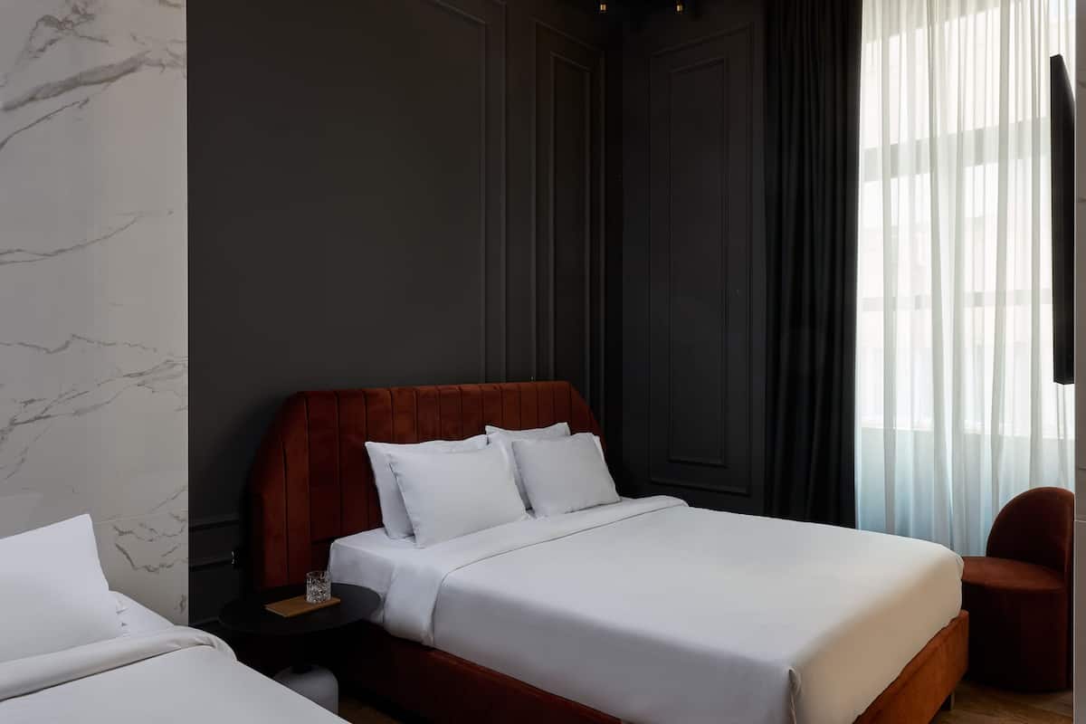 1 slaapkamer, hypoallergeen beddengoed, een minibar