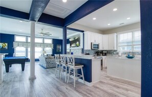 Fridge, microwave, oven, stovetop - Stunning Direct Water Views, Private Beach & Community Pool! (Cape Charles)