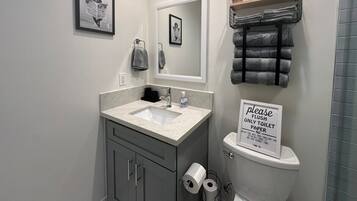 Shower, towels