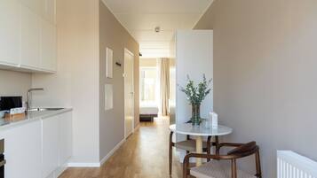 Large Studio, Kitchen, Balcony