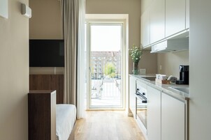 M Studio, Kitchen, Balcony, Single Bed
