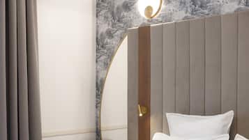 2 bedrooms, in-room safe, desk, blackout curtains