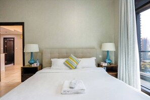 1 slaapkamer, een strijkplank/strijkijzer, wifi, beddengoed