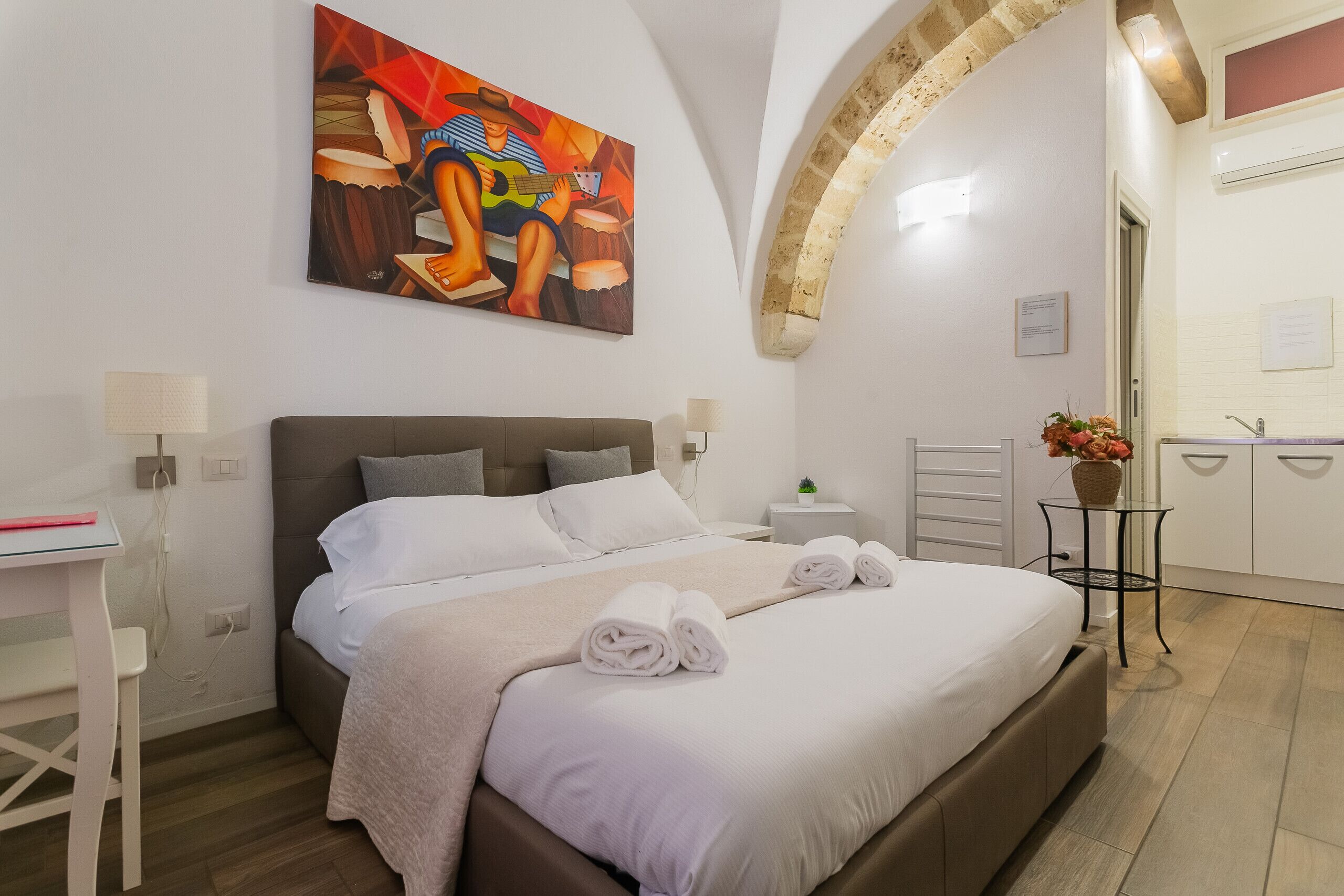 1 camera, Wi-Fi gratuito, lenzuola