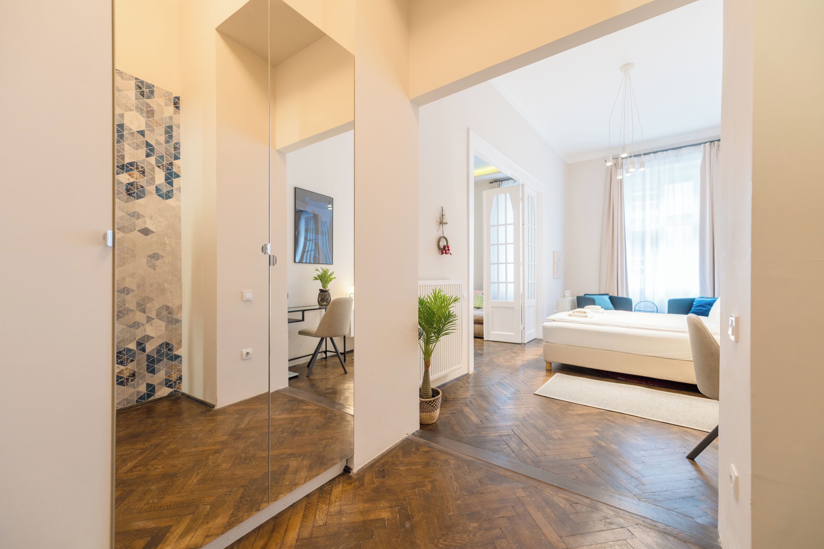 Departamento de lujo | 2 habitaciones, decoración personalizada y muebles diferentes 