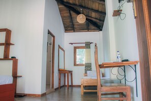 Triple Room, Smoking, Pool View | Down comforters, free WiFi - Shell Resort Arugambay (Arugam Bay)