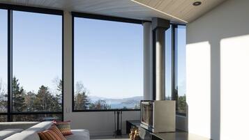 TV, fireplace, stereo