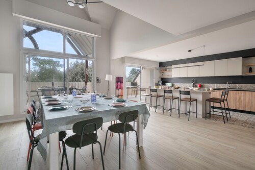 Triplex pour 12 - 400m de la plage des Libraires