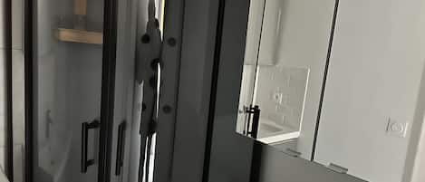 Hair dryer, toilet paper