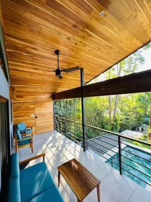 Terrace/patio - Villas Bodhi Soul Unit #1 - Saltwater Pool - Walk to the beach! (Savegre de Aguirre)