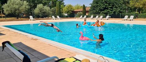 Seasonal outdoor pool