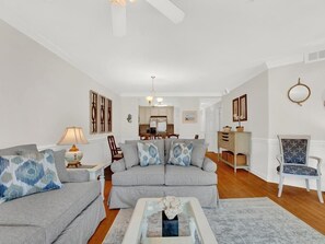 Condo, Multiple Beds (Brass Rail 113) | Living area - Brass Rail 113 (Tybee Island)