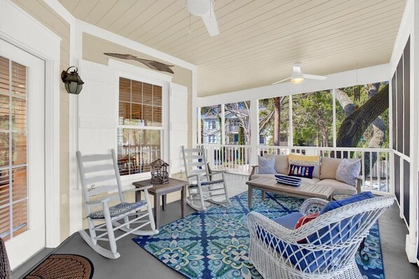 House, Multiple Beds (Mimosa Manor) | Living area - Mimosa Manor (Tybee Island)