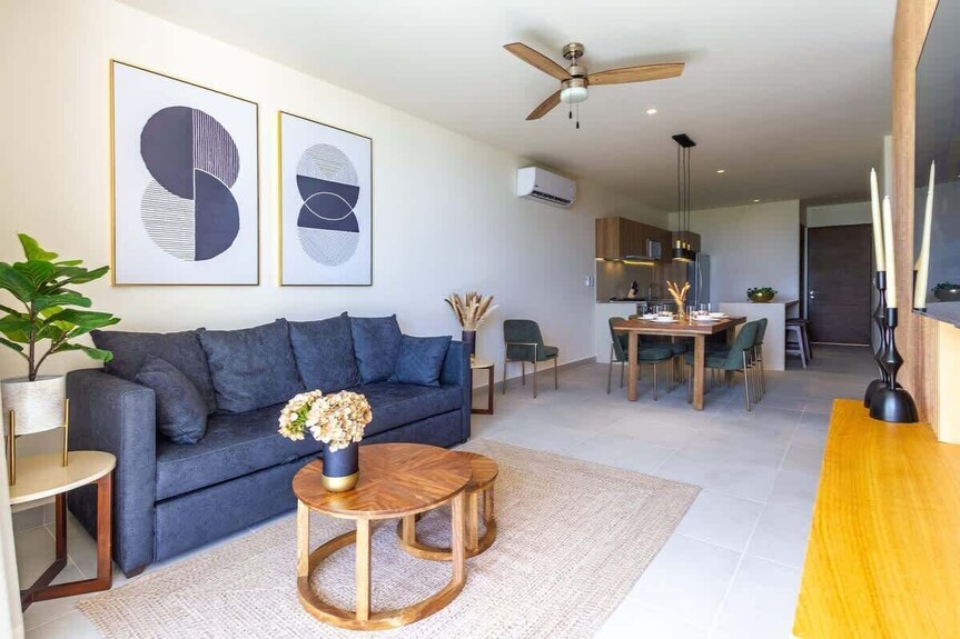 Ground-floor Condo, Beach Club & 5 Rooftop Pools - Akumal
