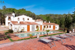 Una piscina riscaldata