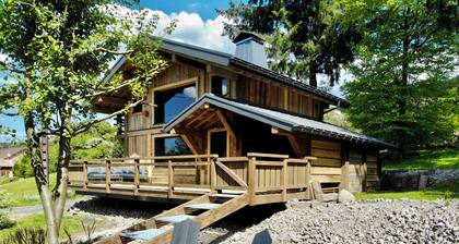 Chalet 5 Personnes - Jaccuzi - Sauna - Étang Privée La Cabane à Sucre