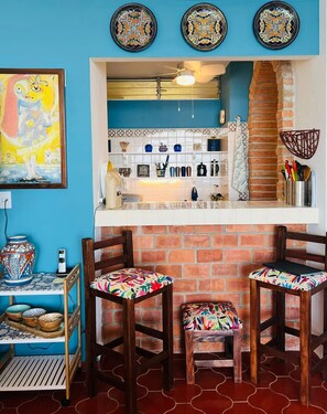 Dining - Song of the Sea - Beautiful Large 1 Bedroom, Ocean Front - Playa Gemelas PV (Puerto Vallarta)