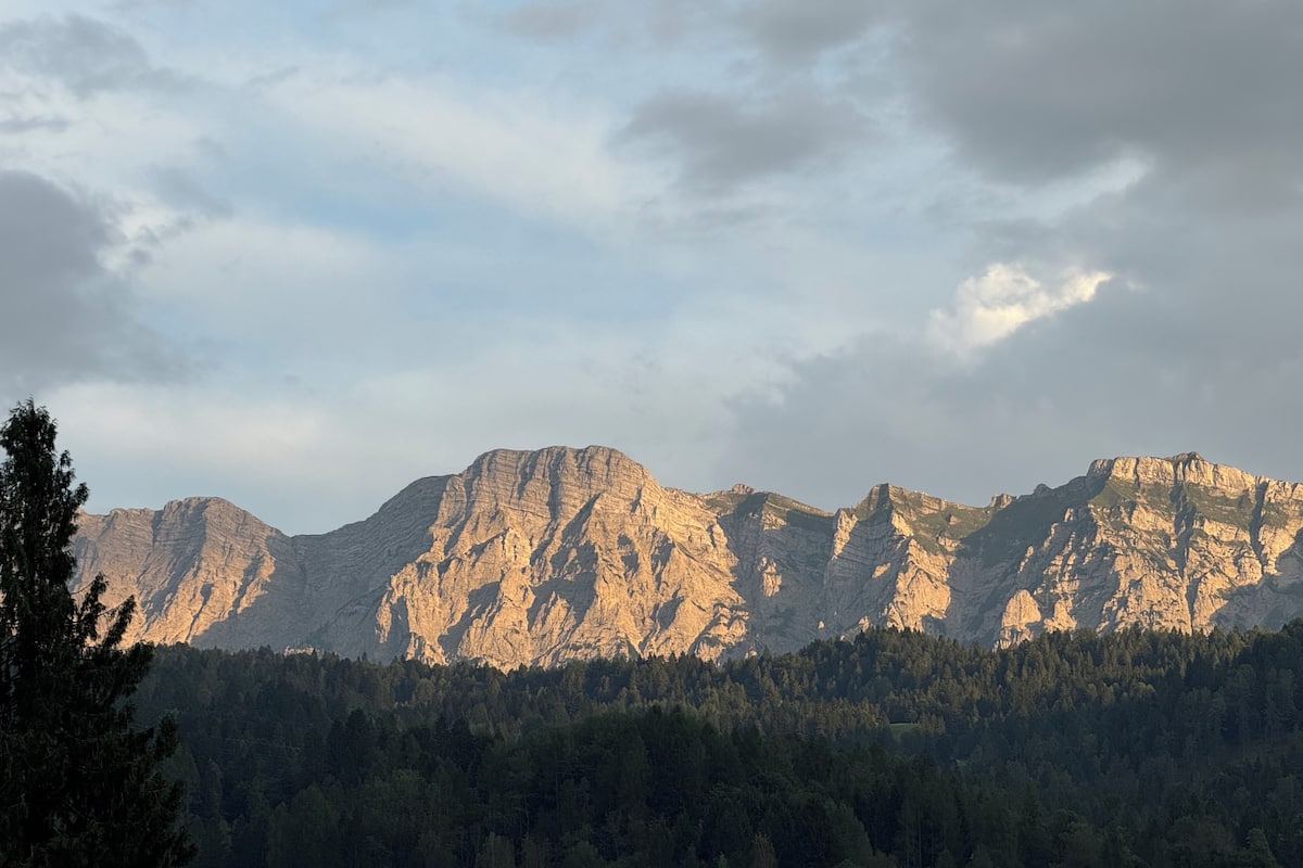 Economy Double or Twin Room, Balcony, Mountain View | View from room