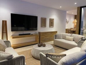 Villa | Living area - 5-bedroom Superior Villa, Sea View & Swimming Pool (Zakynthos)