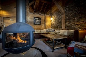 Interior - Chalet, 300m from ski slopes, terrace, tv, 400m², La Plagne (La Plagne)