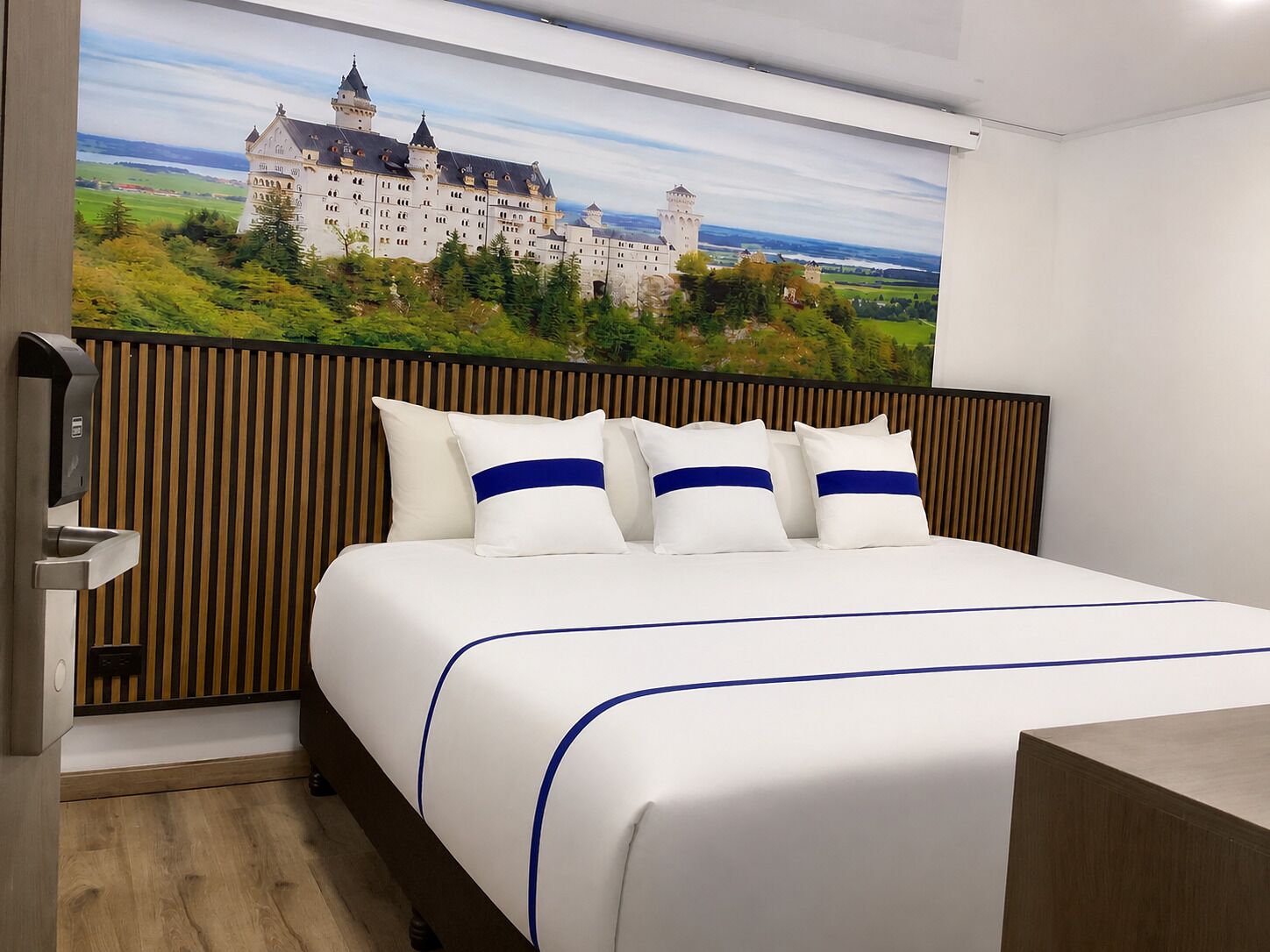 Standardzimmer, Stadtblick | Hochwertige Bettwaren, Daunenbettdecken, Pillowtop-Betten, Schreibtisch