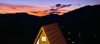 Chalé Cachoeira do Túnel. Linda Vista da Serra da Mantiqueira