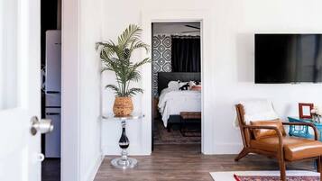 1 makuuhuone, silitysrauta/-lauta, Wi-Fi, vuodevaatteet