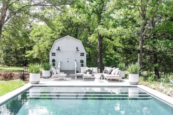 Bask in the hot Texas sun then cool off in the crisp pool waters.