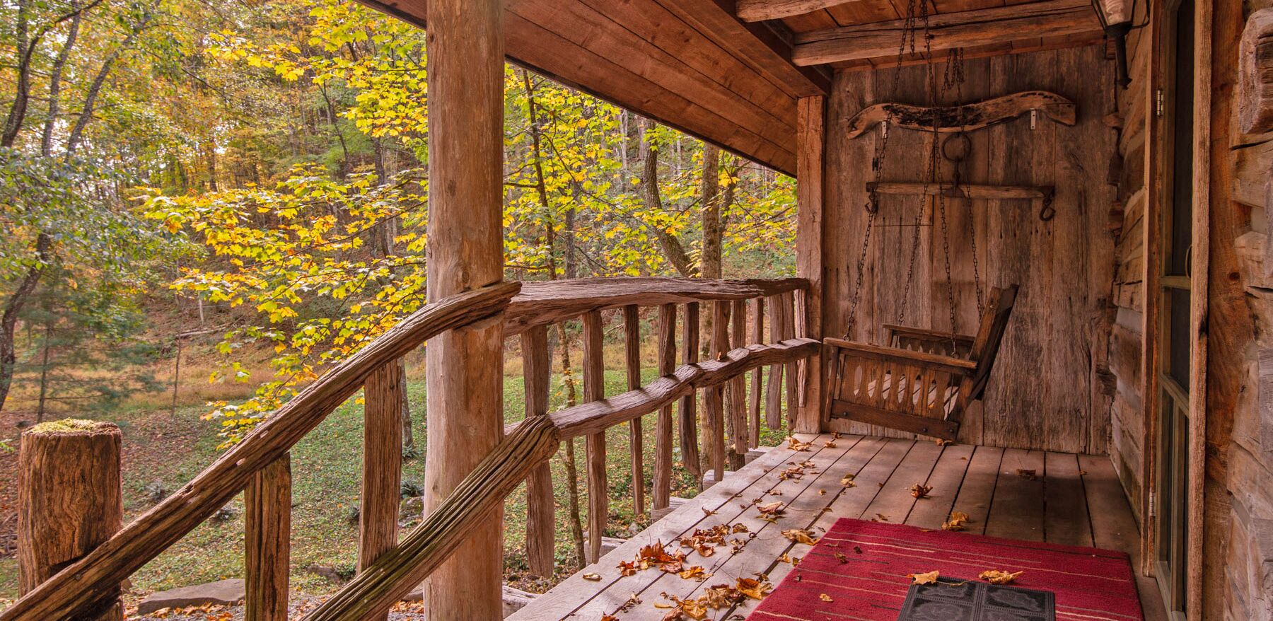 Ferienhütte, 1 Queen-Bett, Whirlpool | Kostenloses WLAN, Bettwäsche