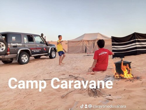 A Private Camp 25 km from Douz Deep in Sahara.
Let your Car in Douz go with Us! 