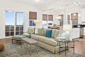 TV, fireplace, offices