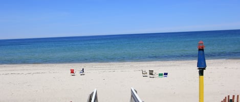 En la playa