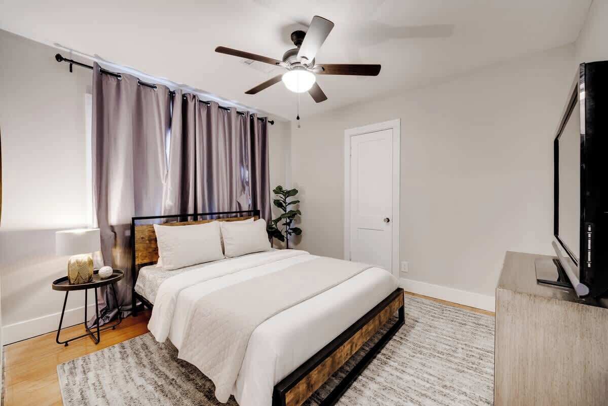 3 dormitorios, tabla de planchar con plancha, wifi y ropa de cama