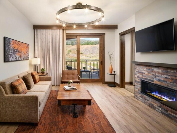 Fireplace - One Bedroom Villa - Hyatt Vacation Club at The Ranahan
(Breckenridge)