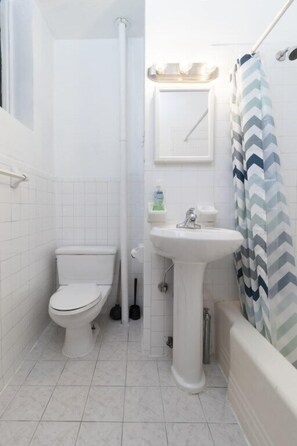 Hair dryer, towels