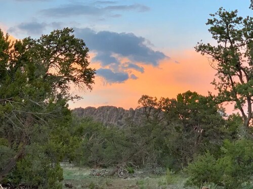 Mountain camping with stunning views

