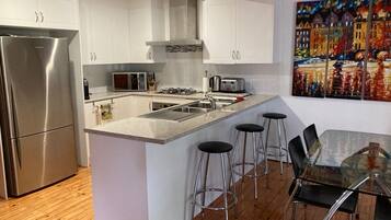 Microwave, oven, stovetop