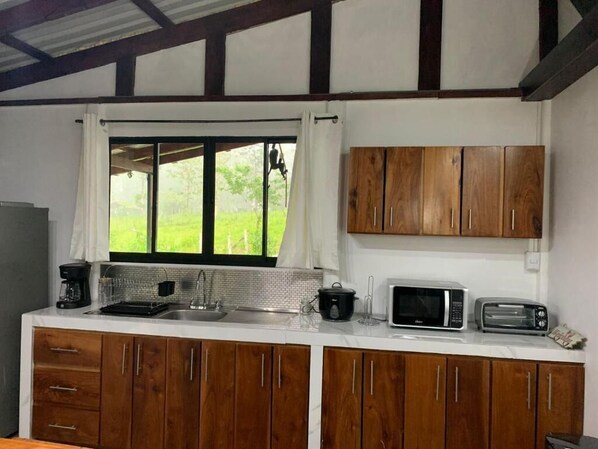 Microwave, oven, stovetop